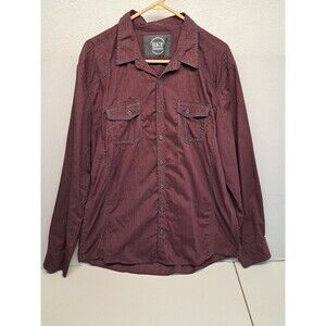 BKE Athletic Fit Men's Button Front Casual Shirt Size XL
